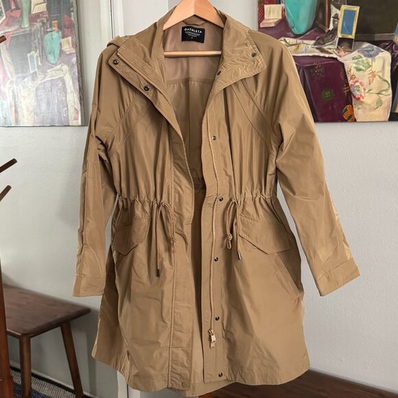 Athleta - Windout Rain Coat in Tan - Picture 3 of 8